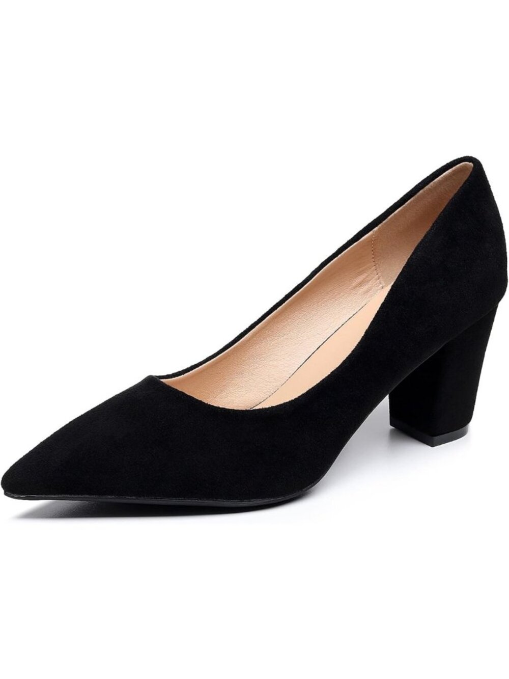 Stylish Women's Chunky Heel Pumps - Elegant Footwear for Any Occasion